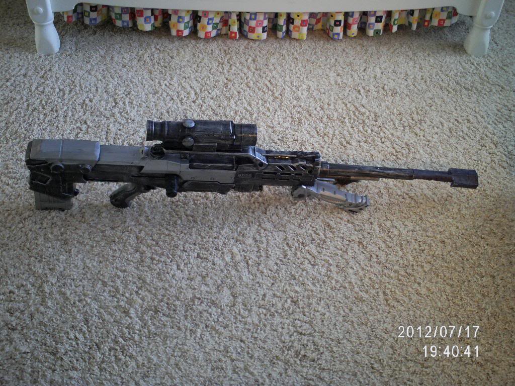 sniper rifle longshot Nerf gun Johnson arms halo odst reach