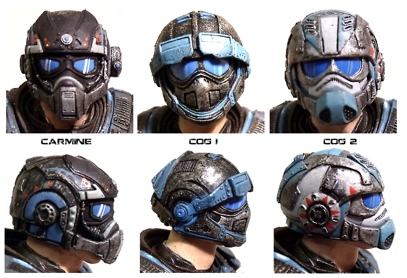 All Gears of War COG helmets ( noob/WIP- P.S: not including the holiday ...