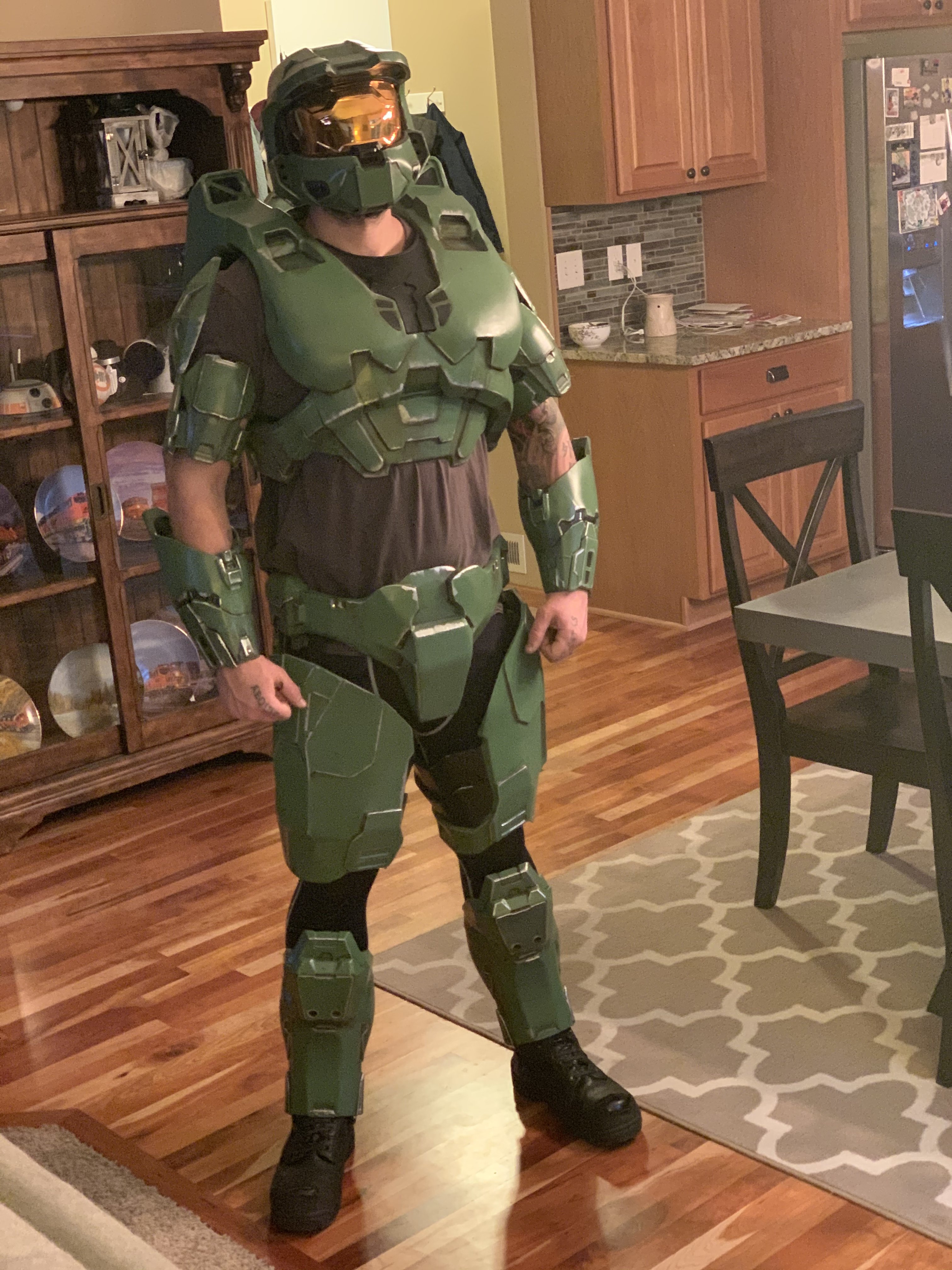 Halo 5 Master Chief full Armor for Cosplay 3D model 3D printable