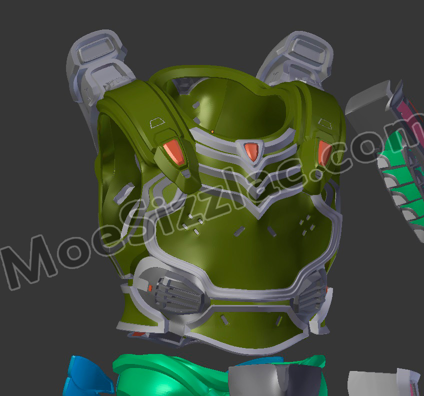 Halo: Combat Evolved Marine Armour 3D Model Print Files