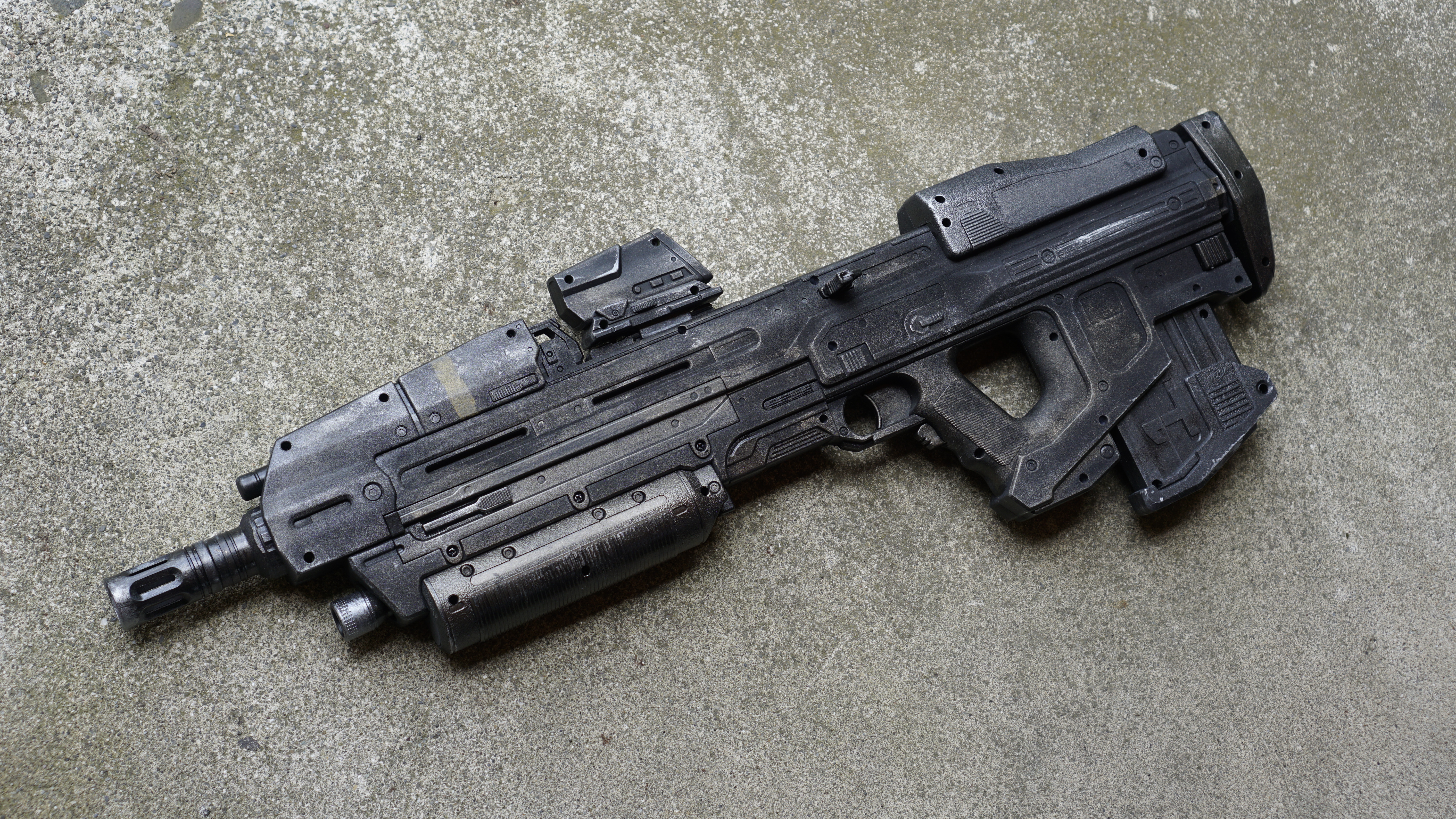 NERF GUN Halo MA40 Assault Rifle! 