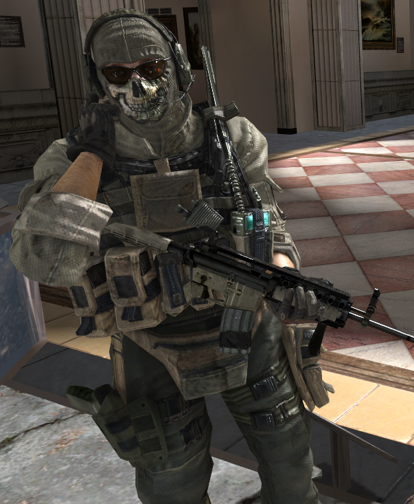 Let's do this. — Ghost MW2 Favela Kit by ~ReijiKageyama