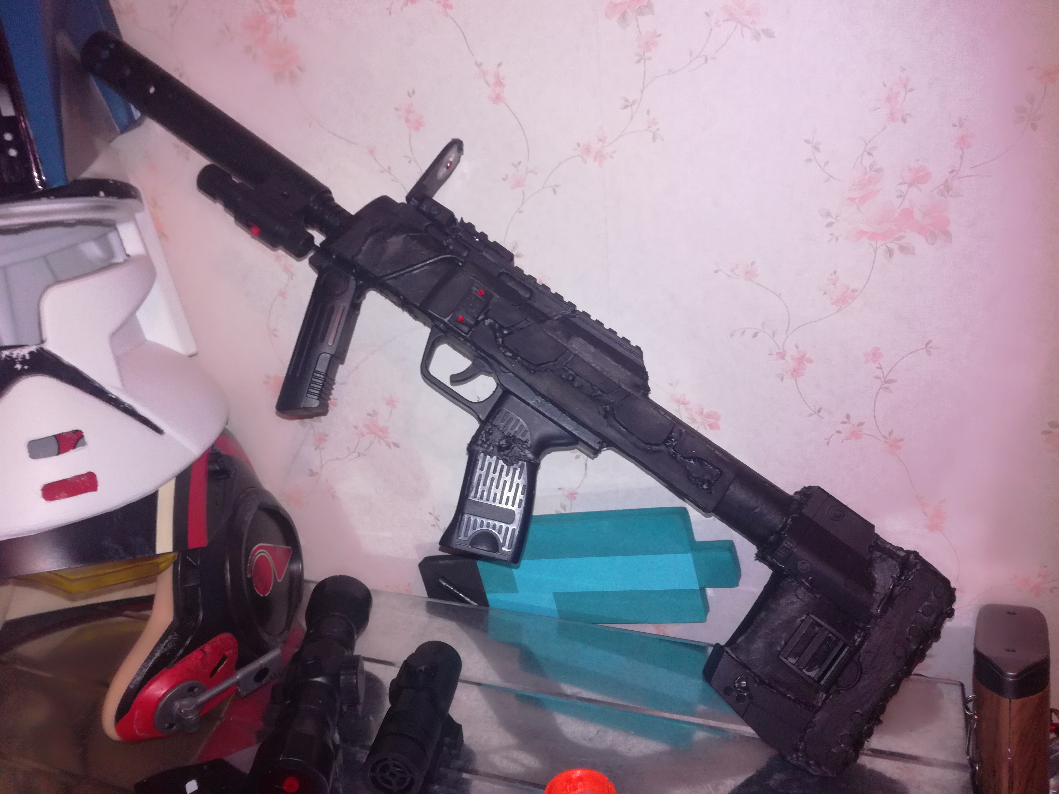 Props Toy Mp7 Conversion To M7 Smg Halo Costume And Prop Maker