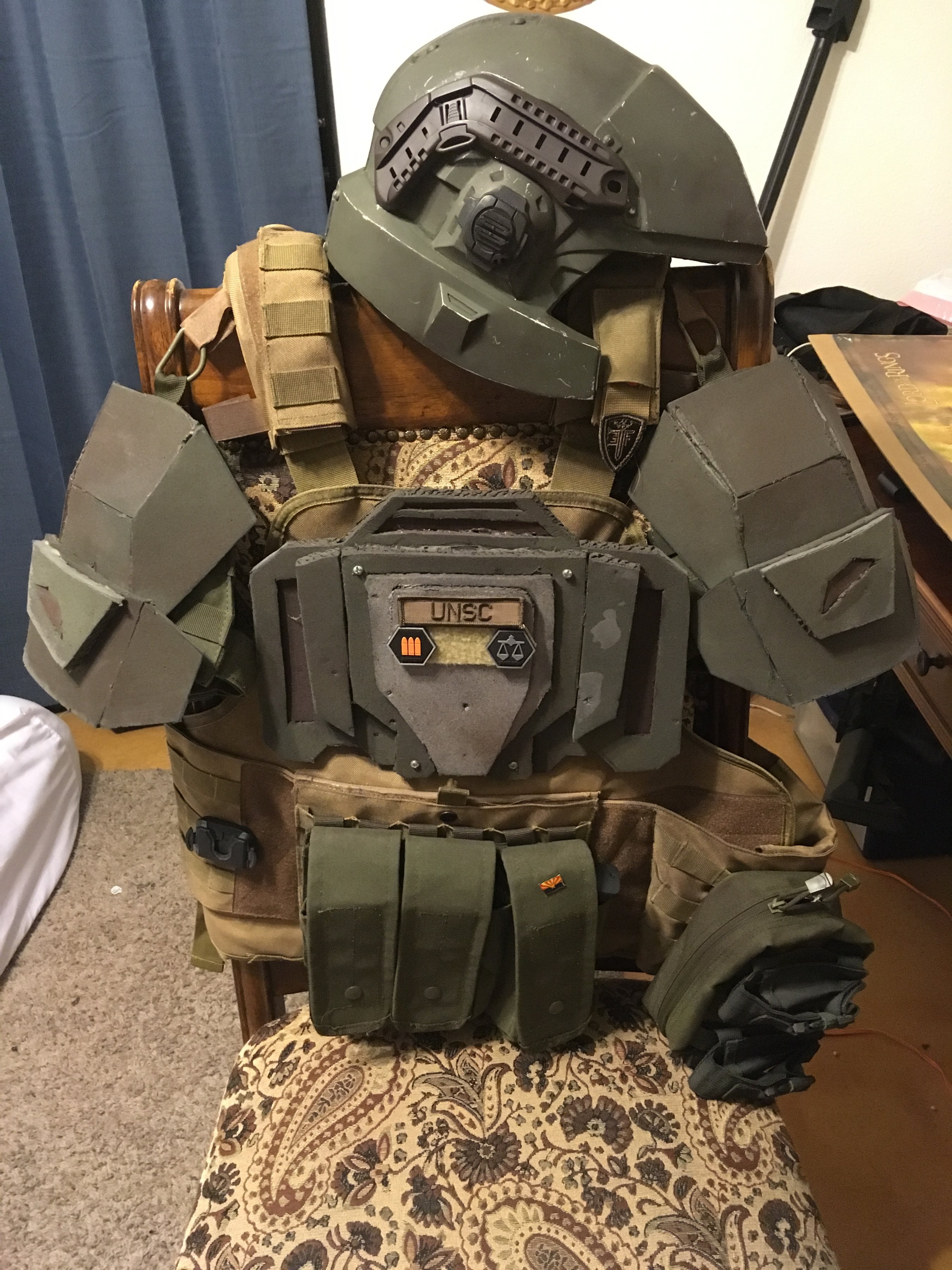 First Build. Modern-day take on the Halo 3 Marine.