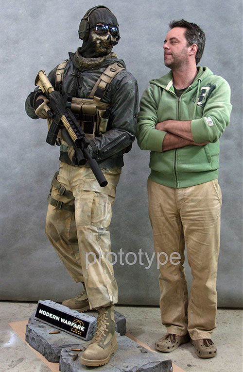Modern Warfare 2 Ghost Setup  Halo Costume and Prop Maker