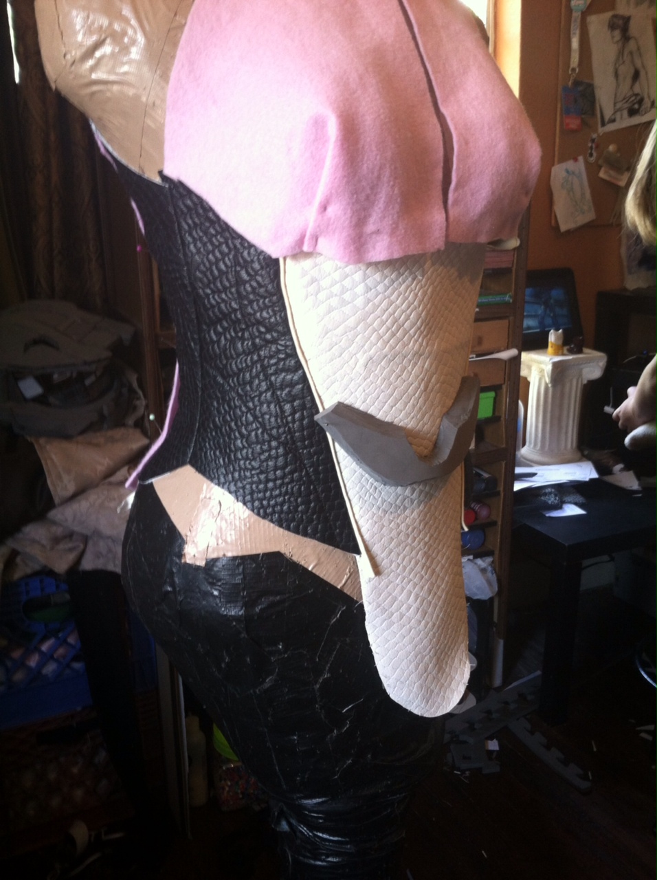 Bodysuit   WIP 3 - Starting to see the final product emerge!