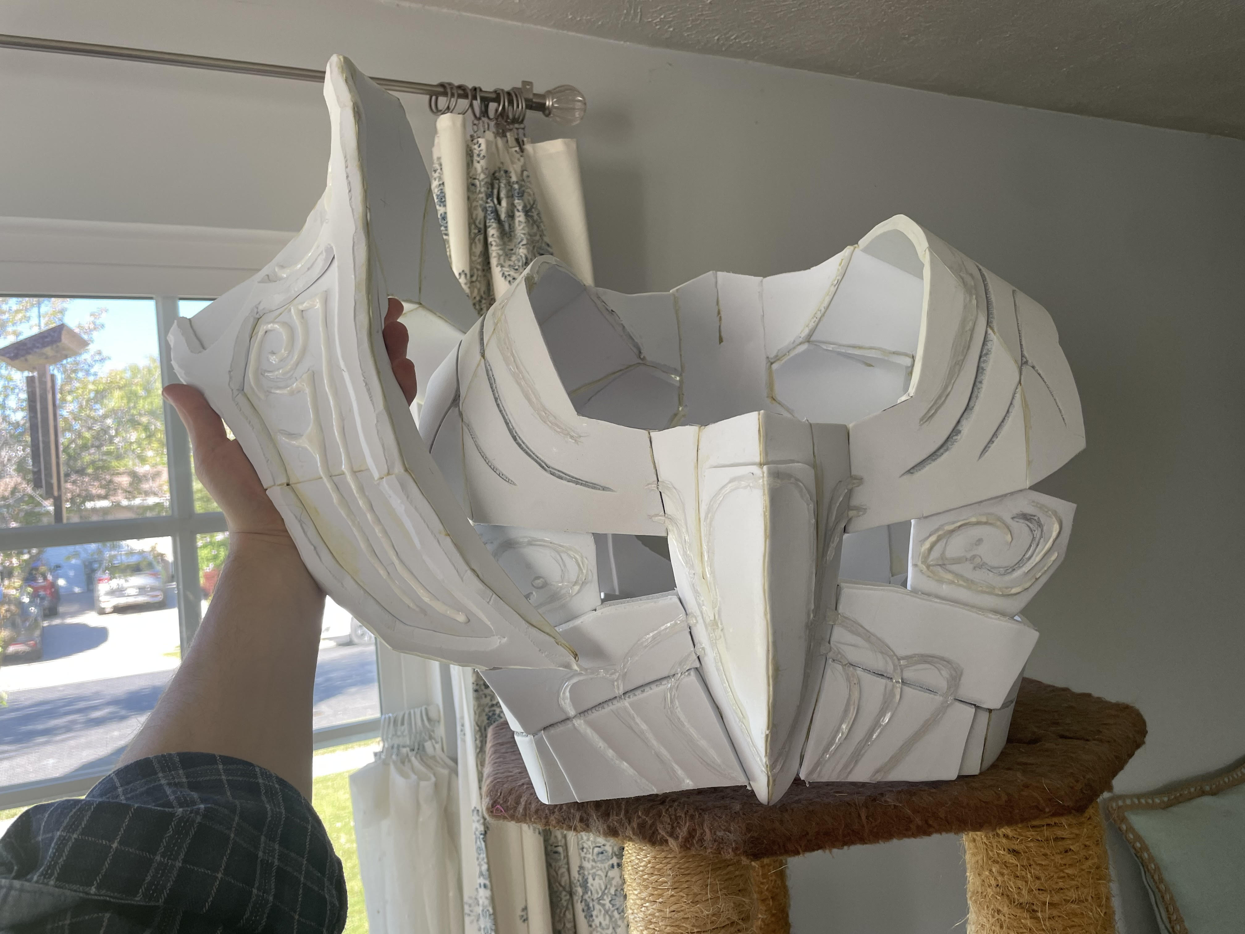 Chest and shoulder WIP for my Arbiter!