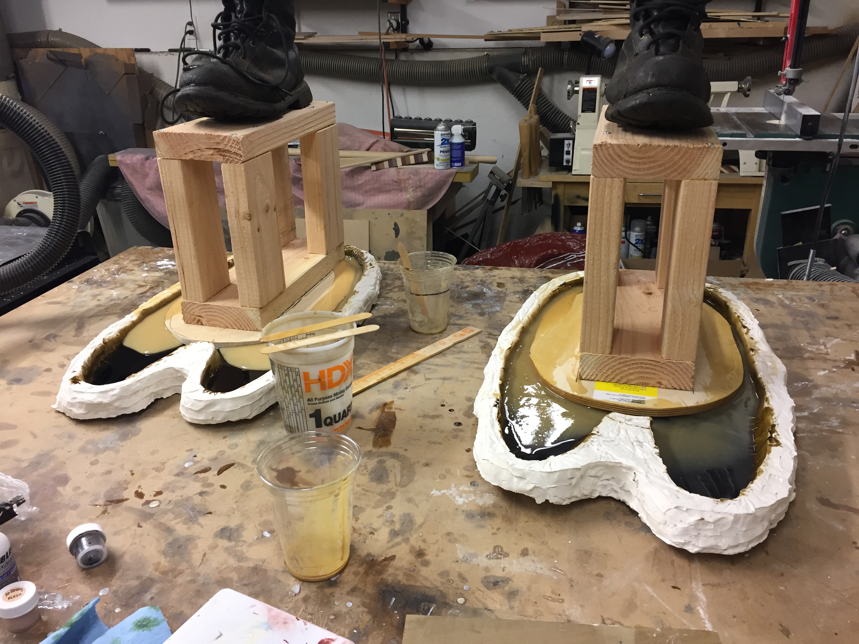 Foot Molds and Stilts